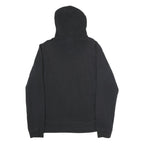 REEBOK Mens Black Hoodie Pullover M Sports Casual Cotton Sweatshirt