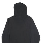 REEBOK Mens Black Hoodie Pullover M Sports Casual Cotton Sweatshirt