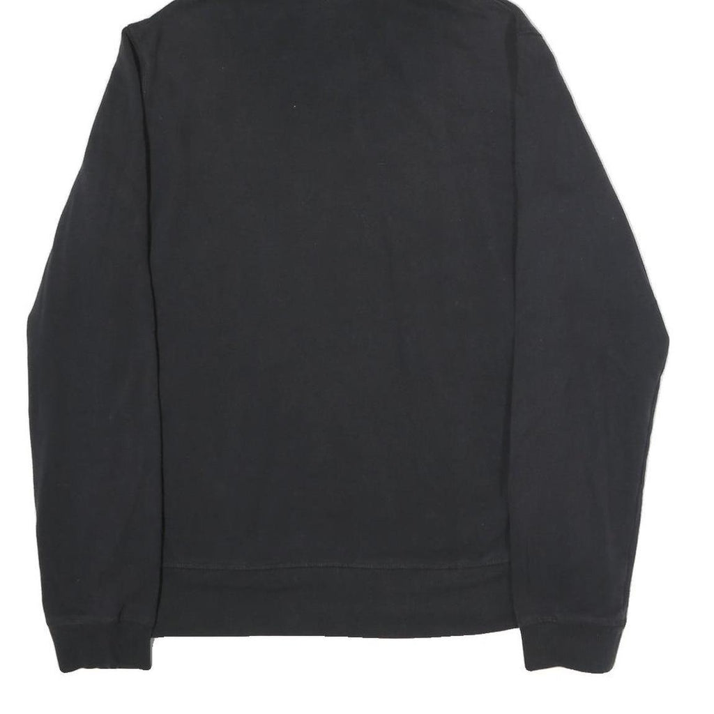 REEBOK Mens Black Hoodie Pullover M Sports Casual Cotton Sweatshirt