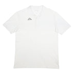 KAPPA Mens White Short Sleeve Plain 2XL Cotton Polo Shirt Branded Casual