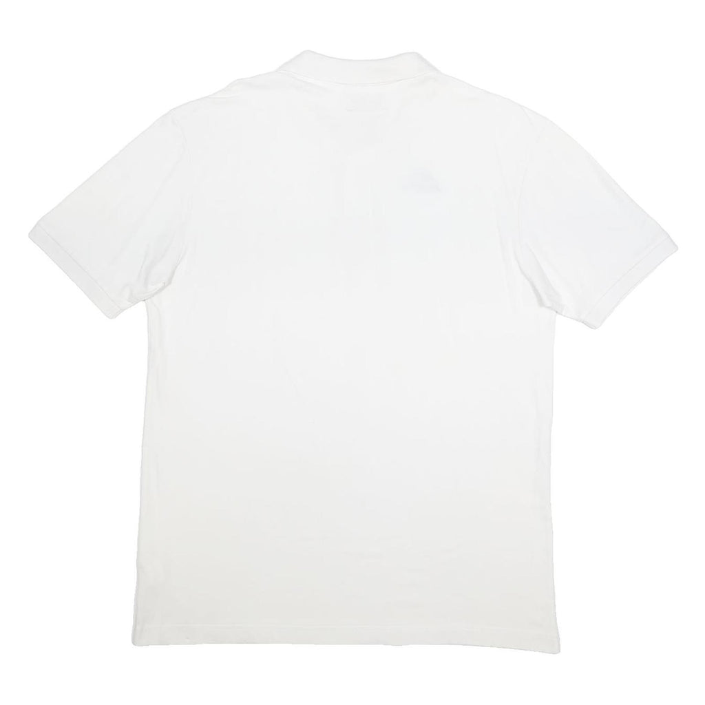 KAPPA Mens White Short Sleeve Plain 2XL Cotton Polo Shirt Branded Casual
