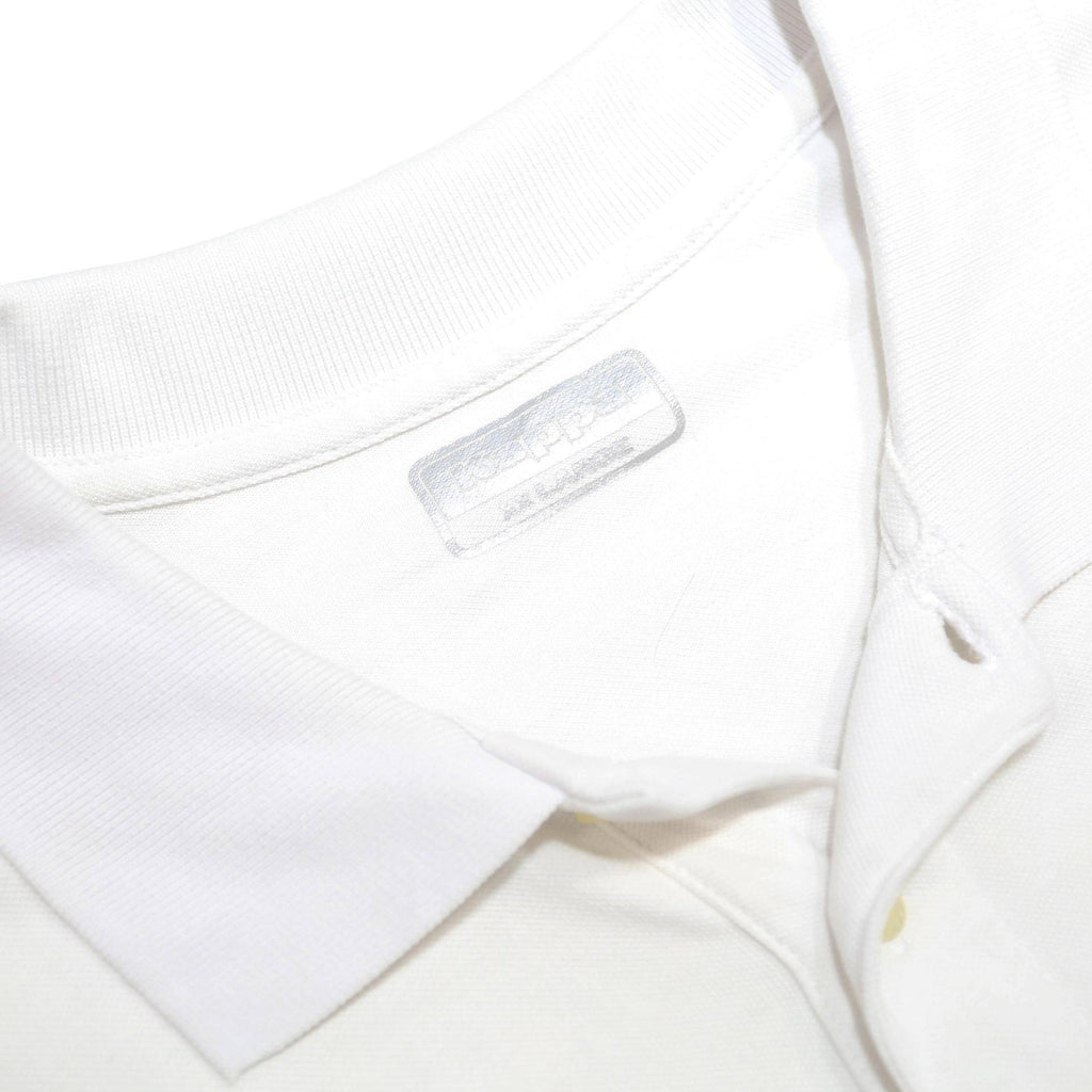 KAPPA Mens White Short Sleeve Plain 2XL Cotton Polo Shirt Branded Casual