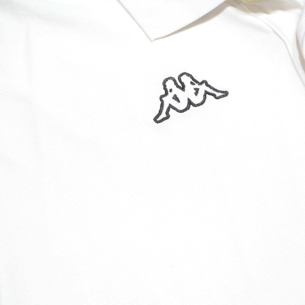 KAPPA Mens White Short Sleeve Plain 2XL Cotton Polo Shirt Branded Casual
