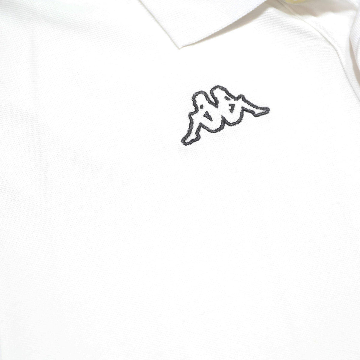 KAPPA Mens White Short Sleeve Plain 2XL Cotton Polo Shirt Branded Casual