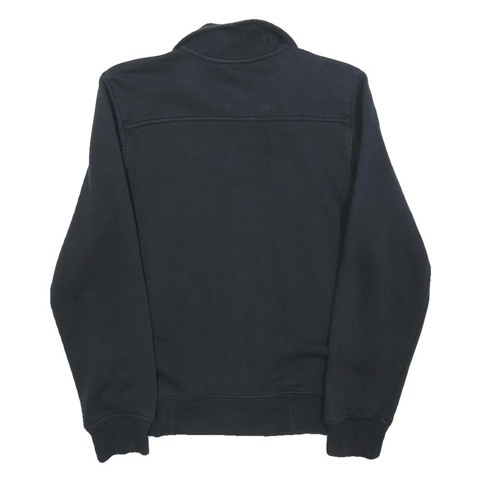 PEAK PERFORMANCE Mens Black Cotton Blend Zip Jacket S Casual Lightweight