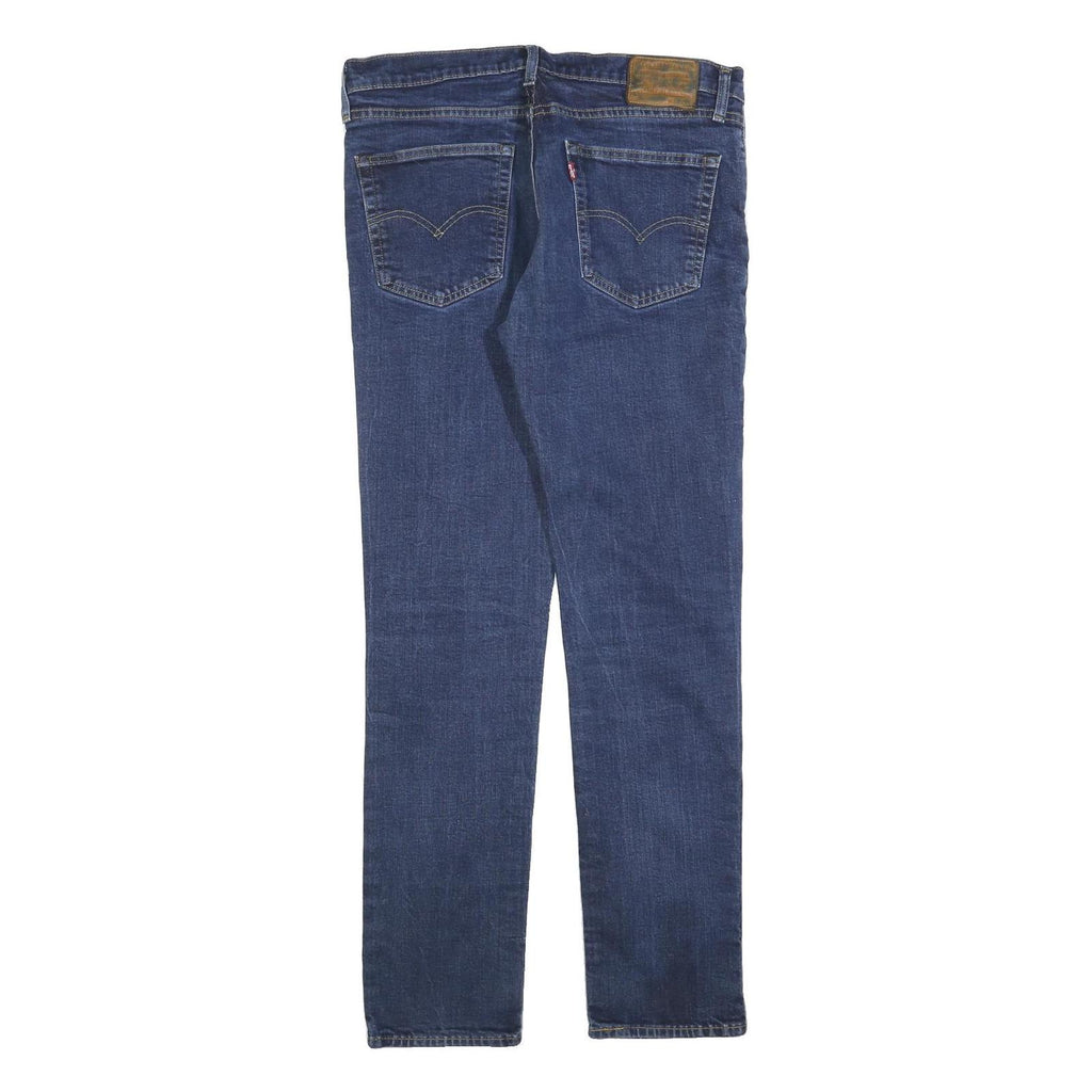 LEVI'S 511 Slim Mens Jeans Blue Slim Skinny Denim Medium W36 L31 Zip