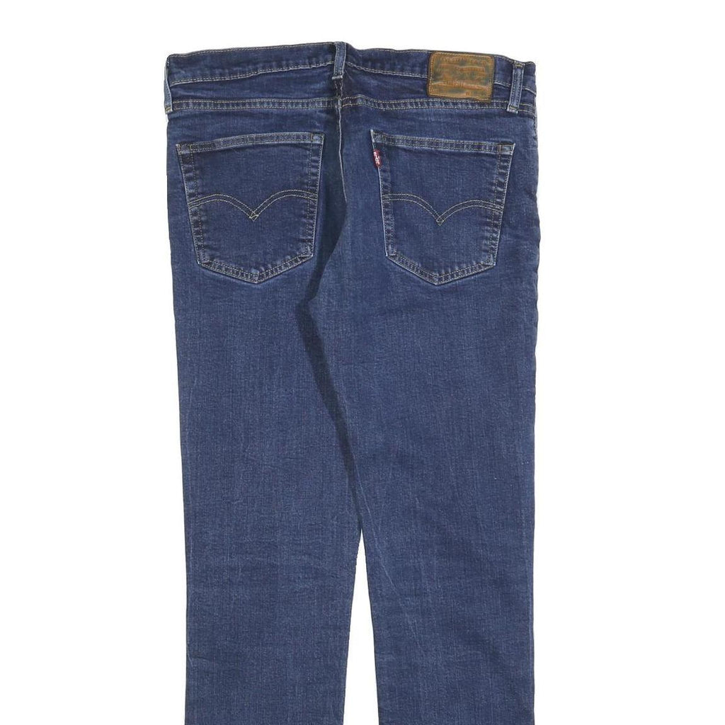 LEVI'S 511 Slim Mens Jeans Blue Slim Skinny Denim Medium W36 L31 Zip