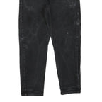 CARHARTT Womens Black Cotton Blend Regular Fit Straight Leg Trousers W30 L28