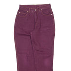 RED PIPE Womens Jeans Maroon Relaxed Tapered 90s W28 L30