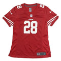 NIKE Womens Red San Francisco 49ers Football Shirt M Short Sleeve V-Neck NFL