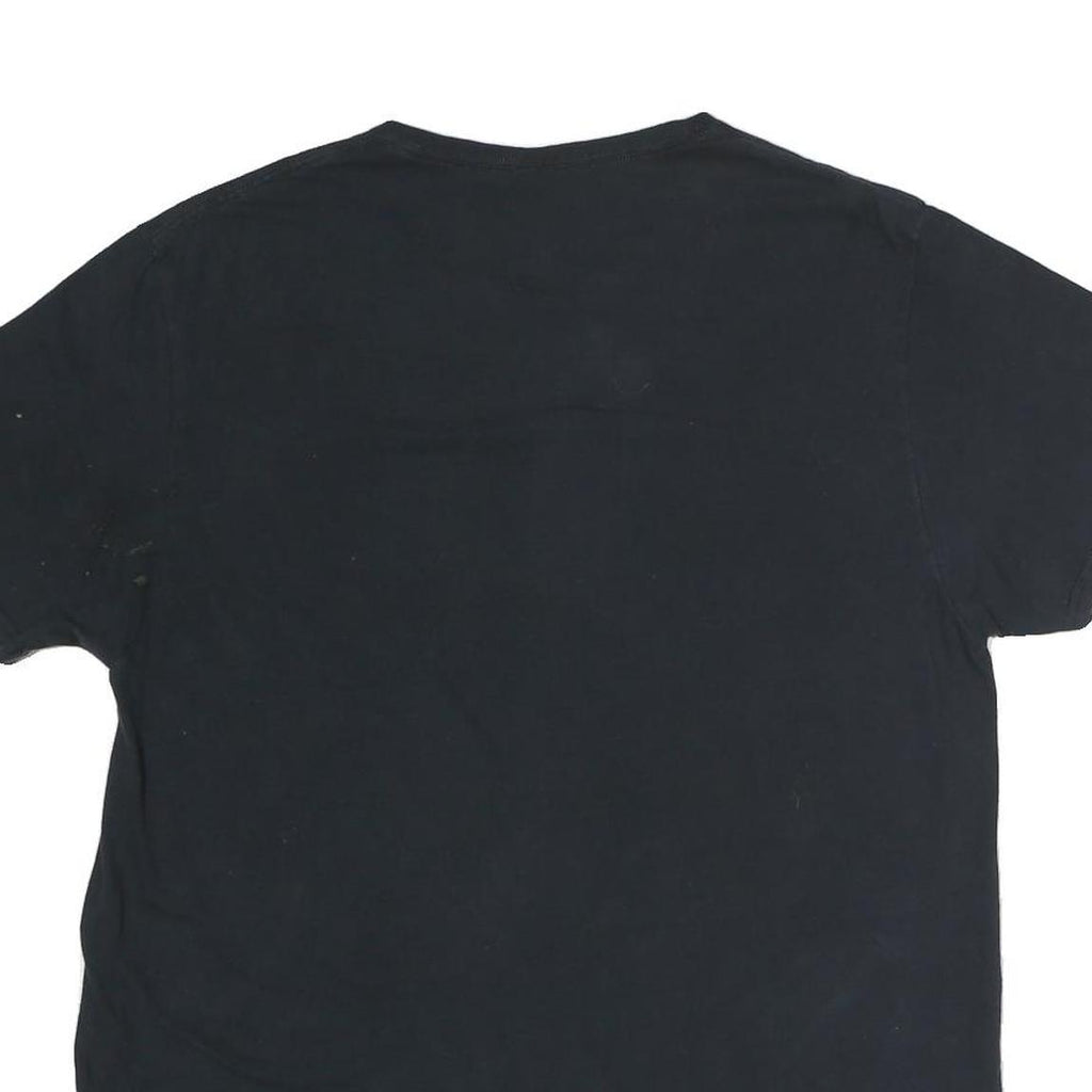 CHEMISTRY Mens Black Corvette Turbo 1981 Graphic L Short Sleeve Crew Neck