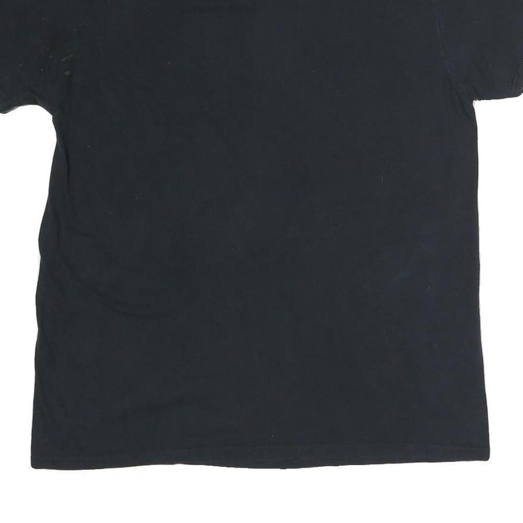 CHEMISTRY Mens Black Corvette Turbo 1981 Graphic L Short Sleeve Crew Neck