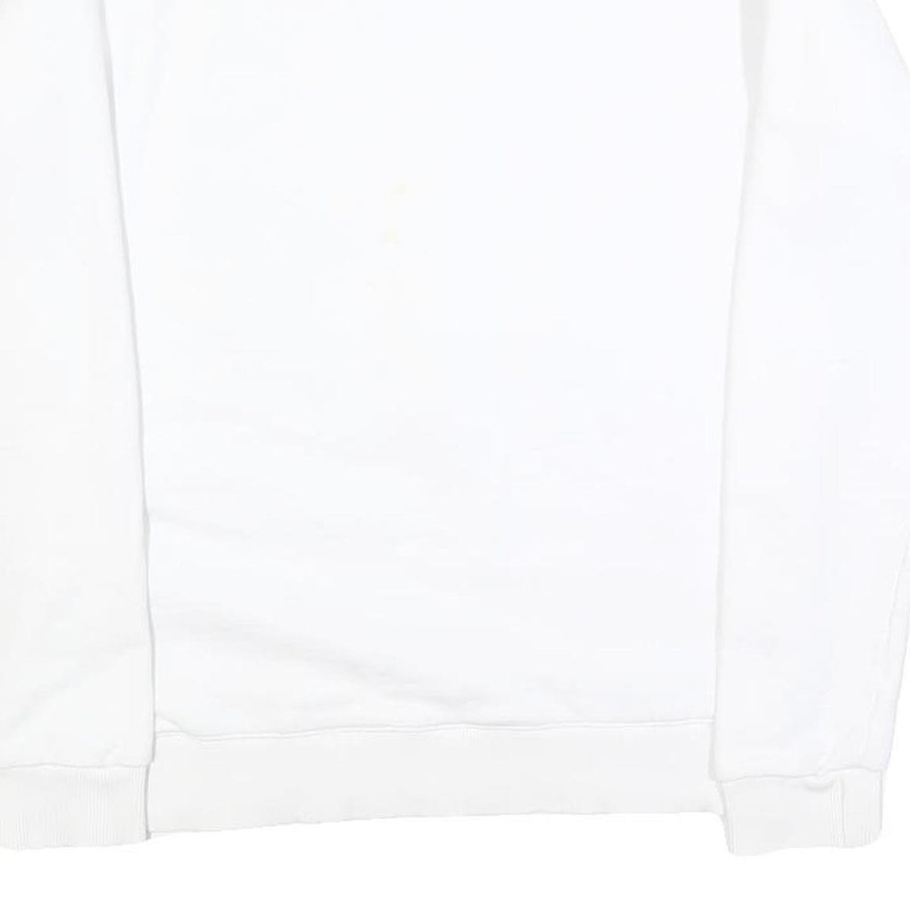 WHY NOT BRAND Mens White S Crew Neck Cotton Blend Sweatshirt Space Graphic