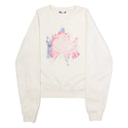 DIESEL Mens Sweatshirt White Crew Neck S
