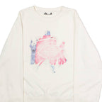 DIESEL Mens Sweatshirt White Crew Neck S