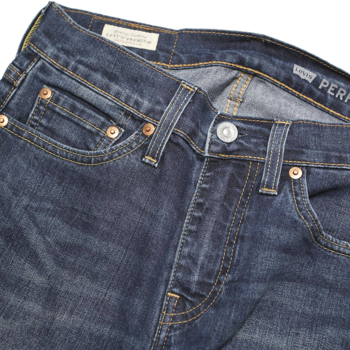 LEVI'S 510 BIG E Womens Jeans Slim Skinny Denim Medium W28 L32 Button Cotton