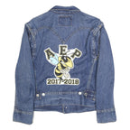 LEVI'S Mens Blue Denim Jacket XL Cotton Plain Button Closure Classic Fit