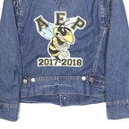 LEVI'S Mens Blue Denim Jacket XL Cotton Plain Button Closure Classic Fit