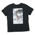AIR JORDAN Mens Black XL Graphic T-Shirt Short Sleeve Crew Neck Basketball