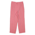 APART Womens Cotton Blend Pink Regular Fit Straight Trousers W25 L23 Stylish