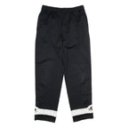 CHAMPION Mens Joggers Black & White Regular Straight L W30 L32 Logo Sportswear