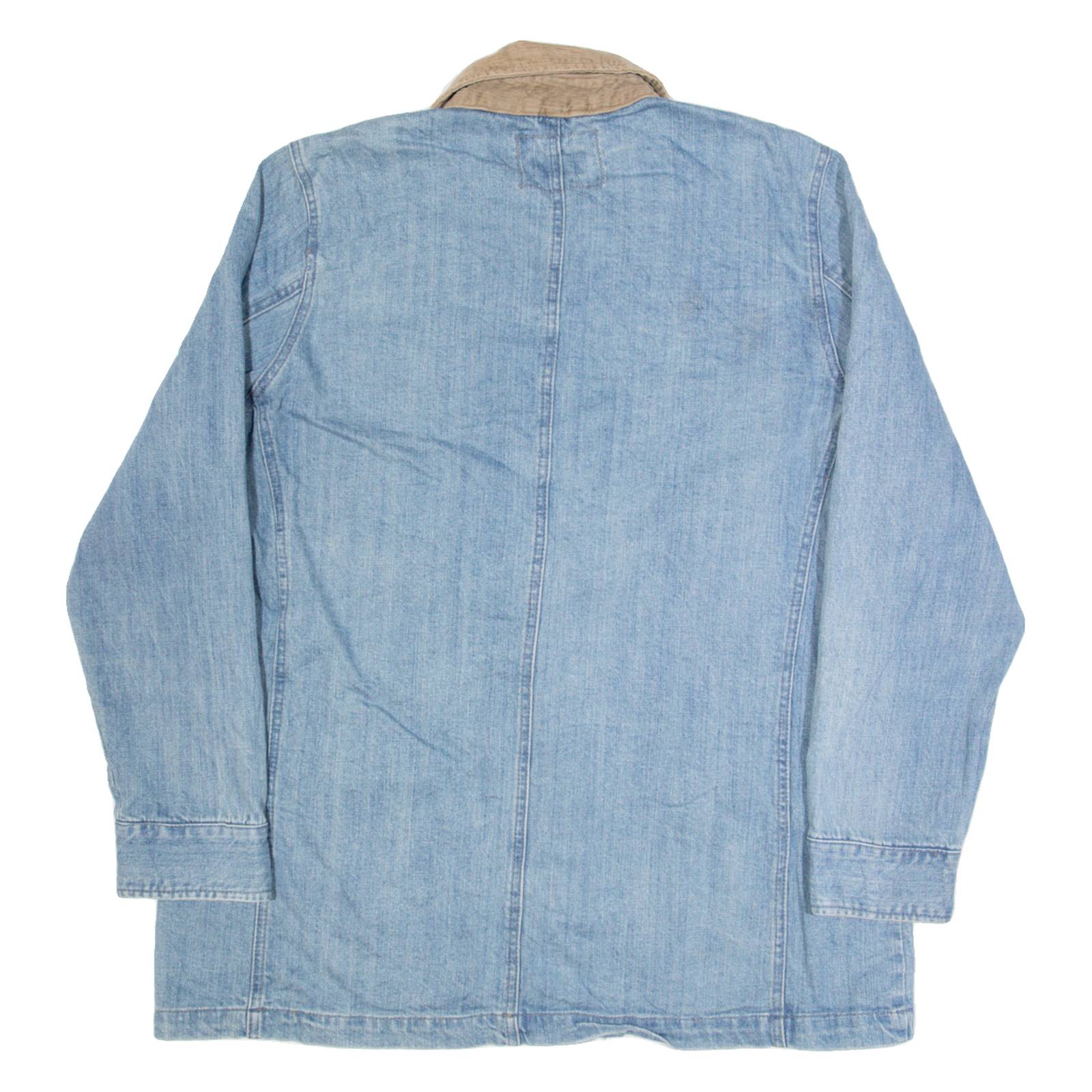 BIT & BRIDLE Womens Chore Jacket Blue XL