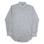 RALPH LAUREN Regent Mens Plain Shirt Grey Long Sleeve L