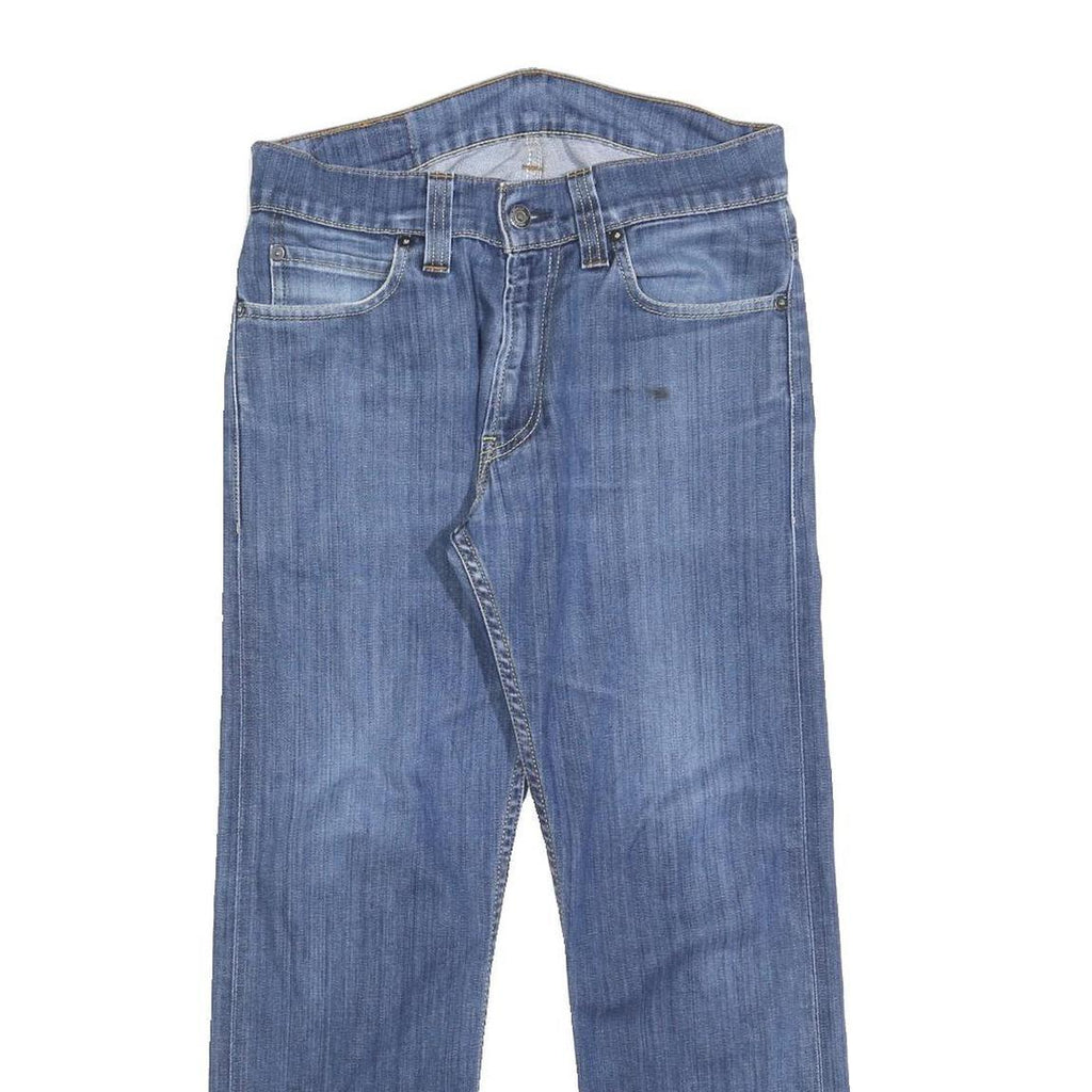LEVI'S 506 Mens Jeans Blue Relaxed Straight Denim Medium W30 L27 Classic Style