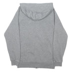 UNDER ARMOUR Mens Grey Full Zip Hoodie XS Cotton Blend Casual Sportswear