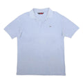 KAPPA Mens Light Blue Polo Shirt L Cotton Basic Short Sleeve Classic Fit