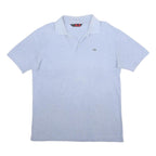 KAPPA Mens Light Blue Polo Shirt L Cotton Basic Short Sleeve Classic Fit
