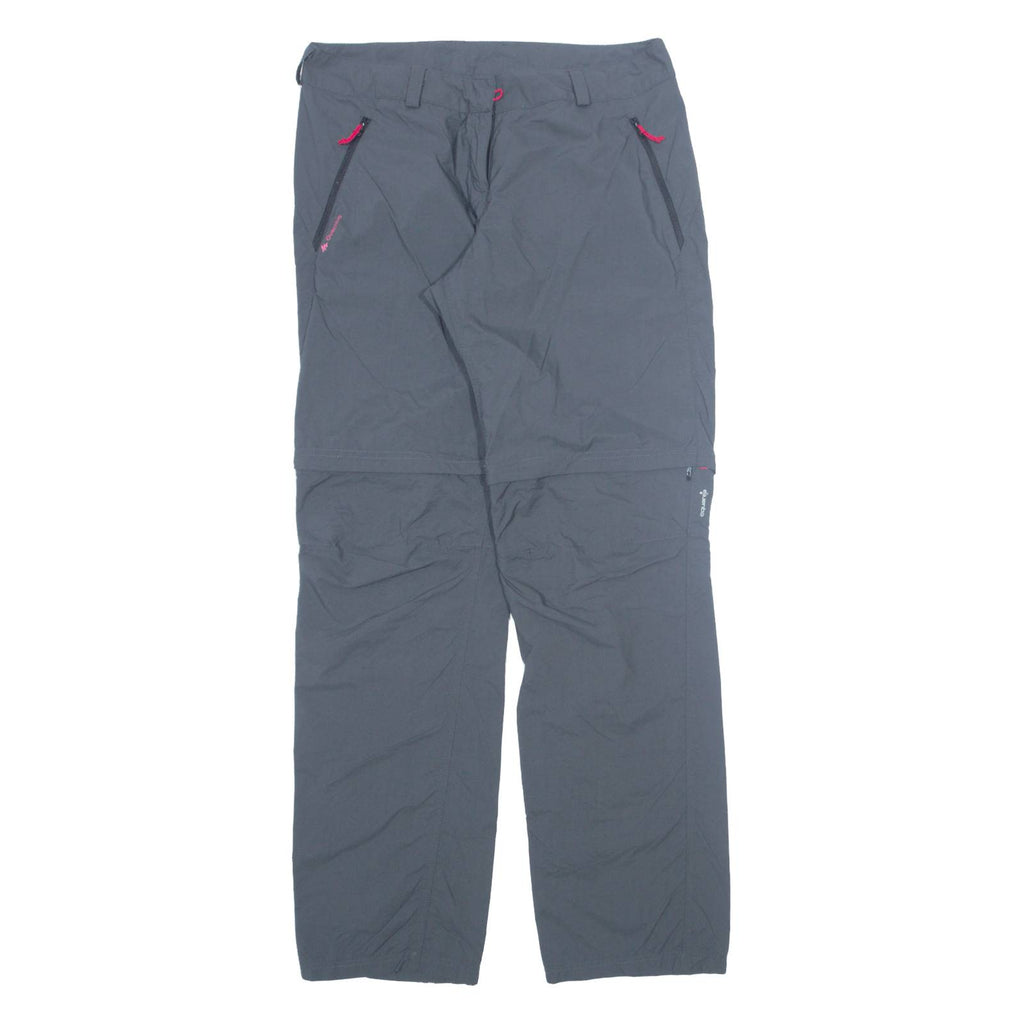 QUECHUA Outdoor Womens Trousers Grey Regular Tapered W30 L32