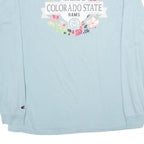 CHAMPION Mens Light Blue Colorado State Rams Long Sleeve Crew Neck T-Shirt XL