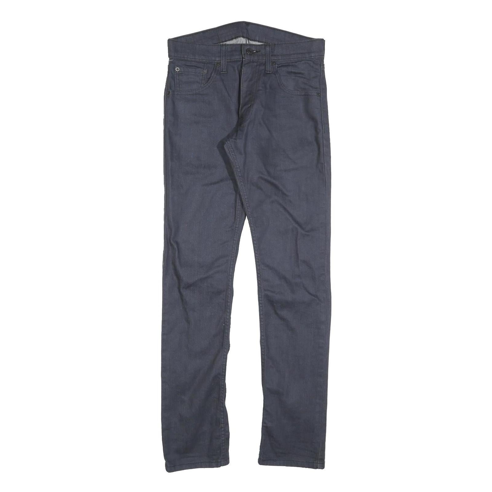 LEVI'S Mens Slim Blue Denim Jeans W30 L32 Classic Zip Pockets