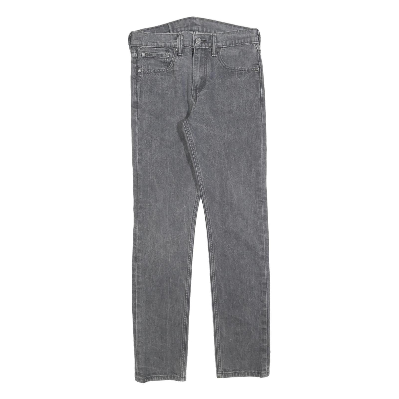 LEVI'S 508 Tapered Mens Jeans Grey Slim Tapered Denim Medium W28 L32 Cotton