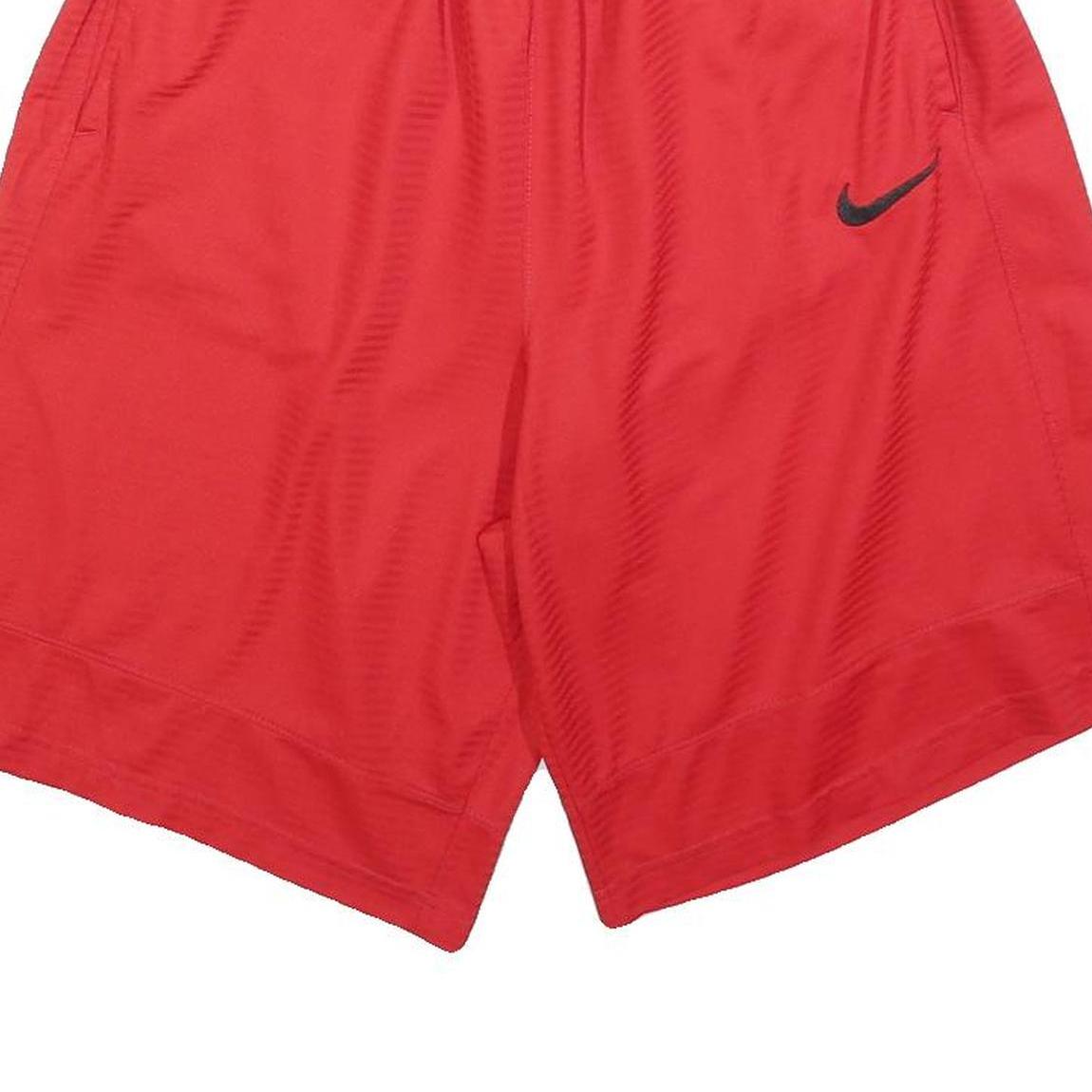 NIKE Mens Red Casual Sports Shorts L W30 Lightweight Polyester