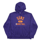 NIKE Mens Purple Suns Basketball Hoodie L Cotton Blend Pullover Sports