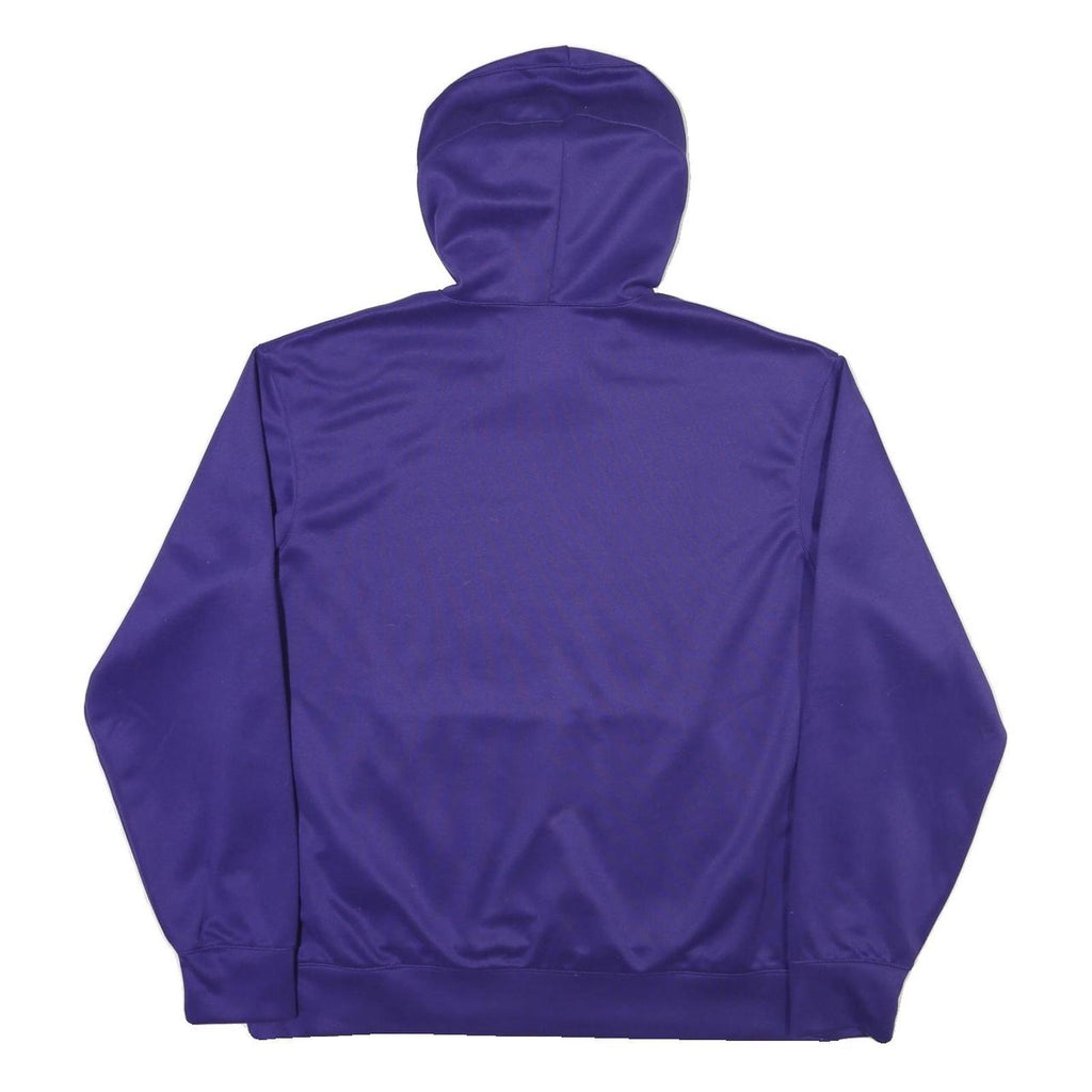 NIKE Mens Purple Suns Basketball Hoodie L Cotton Blend Pullover Sports