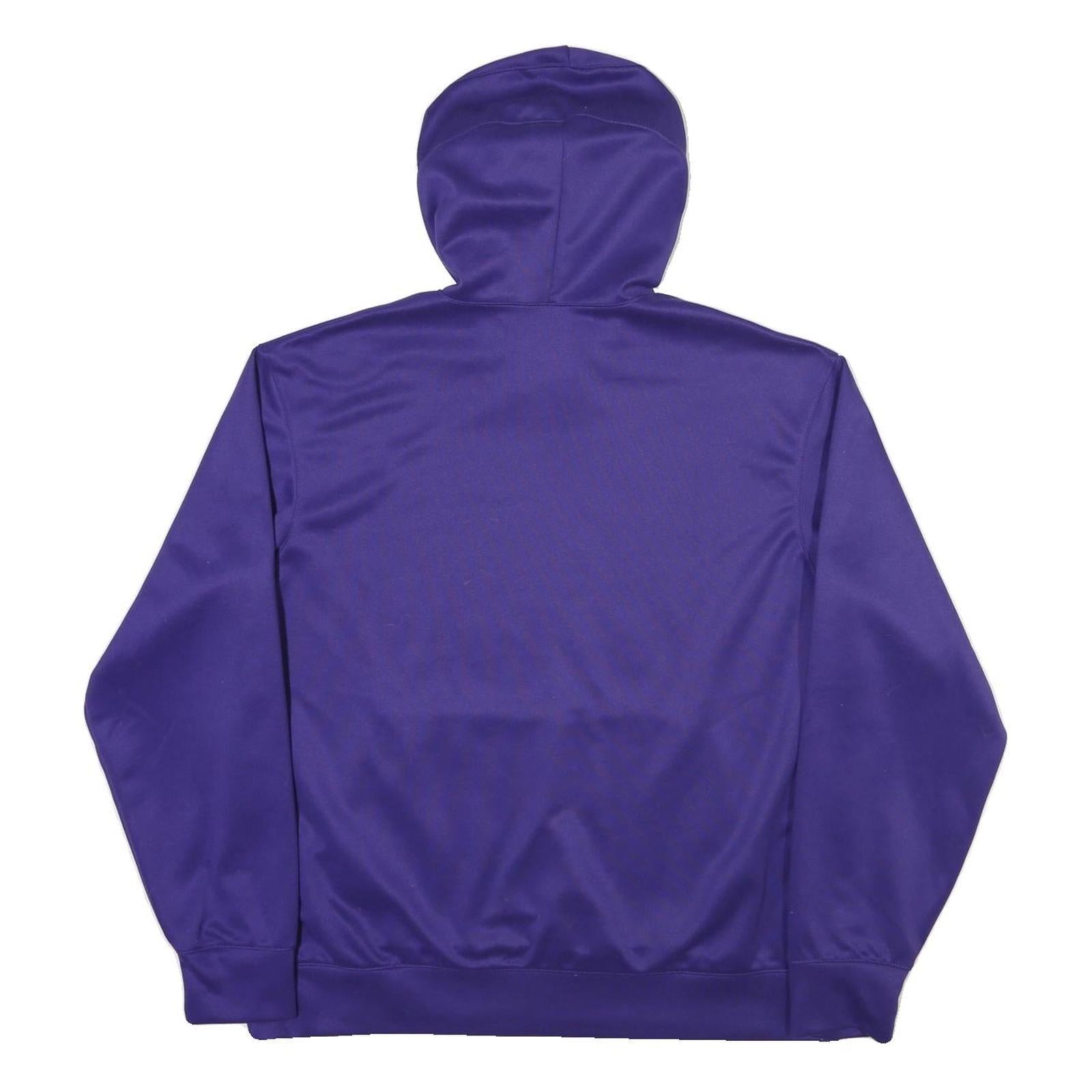 NIKE Mens Purple Suns Basketball Hoodie L Cotton Blend Pullover Sports