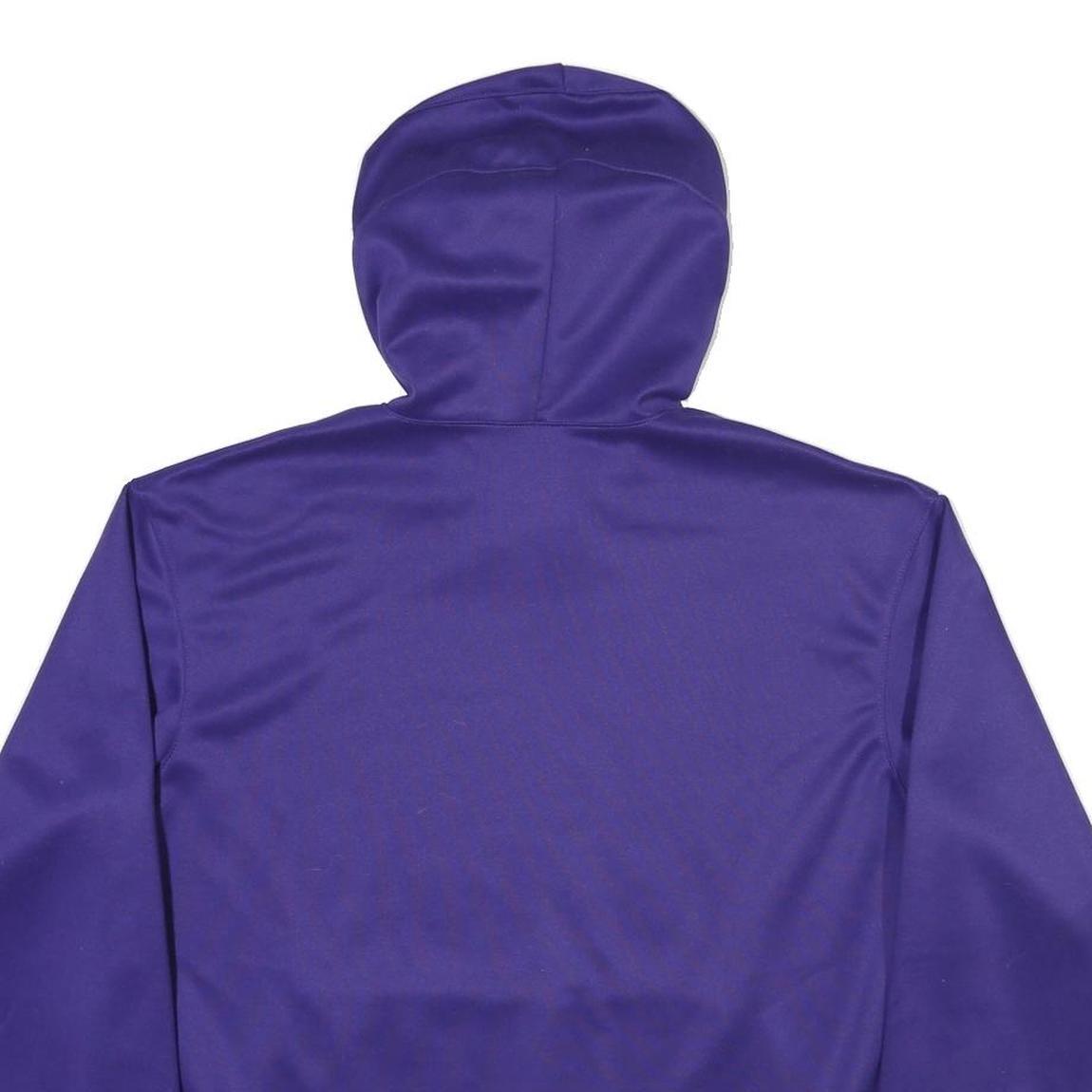 NIKE Mens Purple Suns Basketball Hoodie L Cotton Blend Pullover Sports