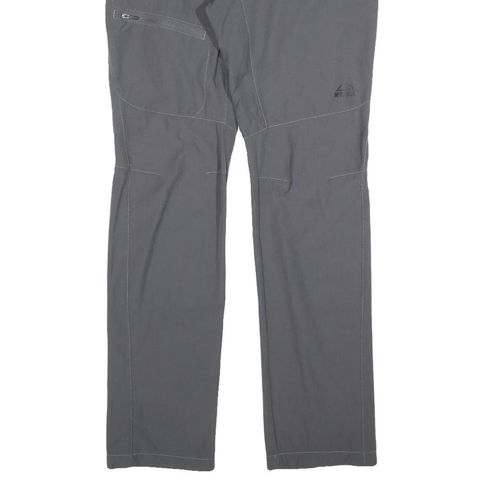 MCKINLEY Womens Grey Polyester Blend Regular Leg Trousers W30 L32 Outdoor Hiking