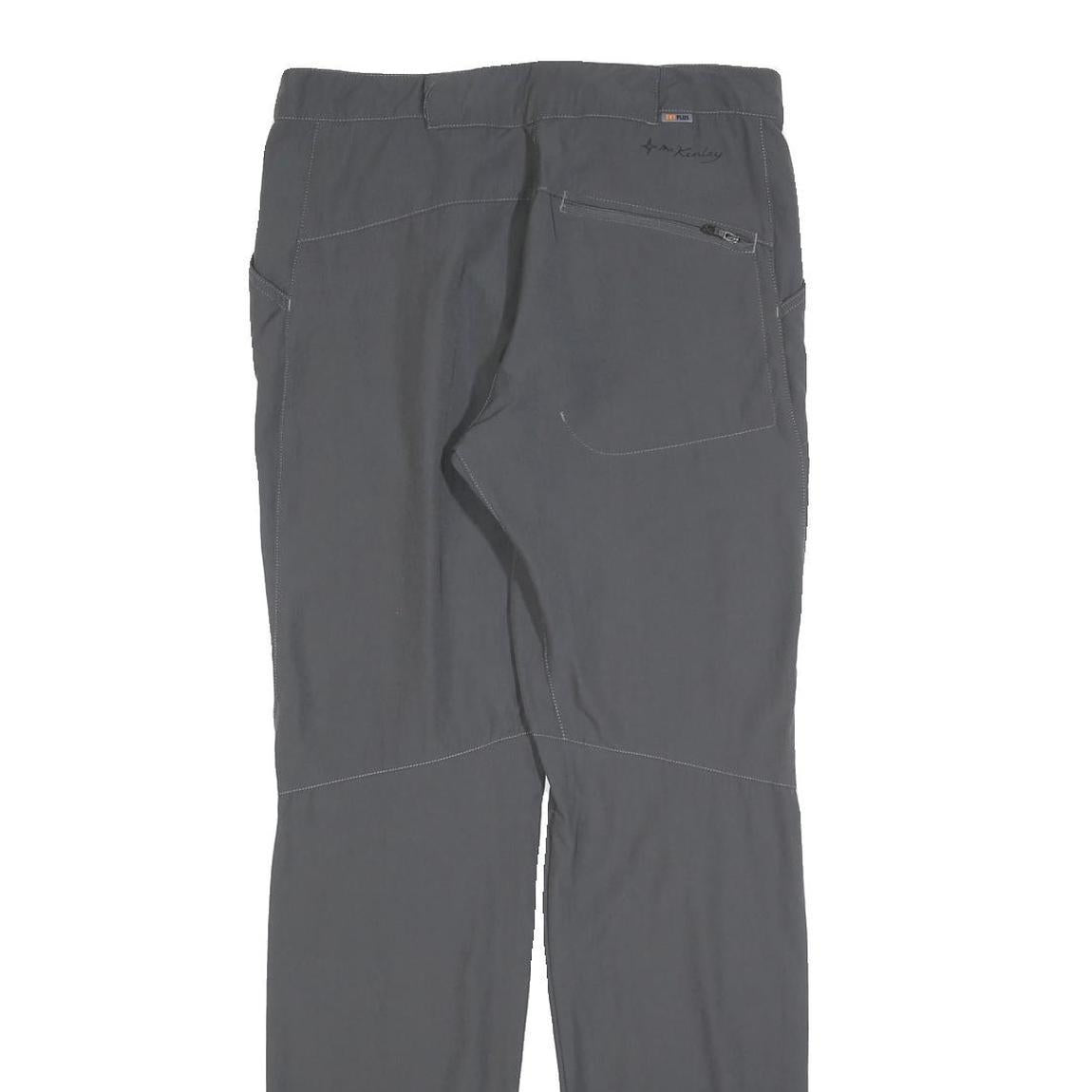 MCKINLEY Womens Grey Polyester Blend Regular Leg Trousers W30 L32 Outdoor Hiking