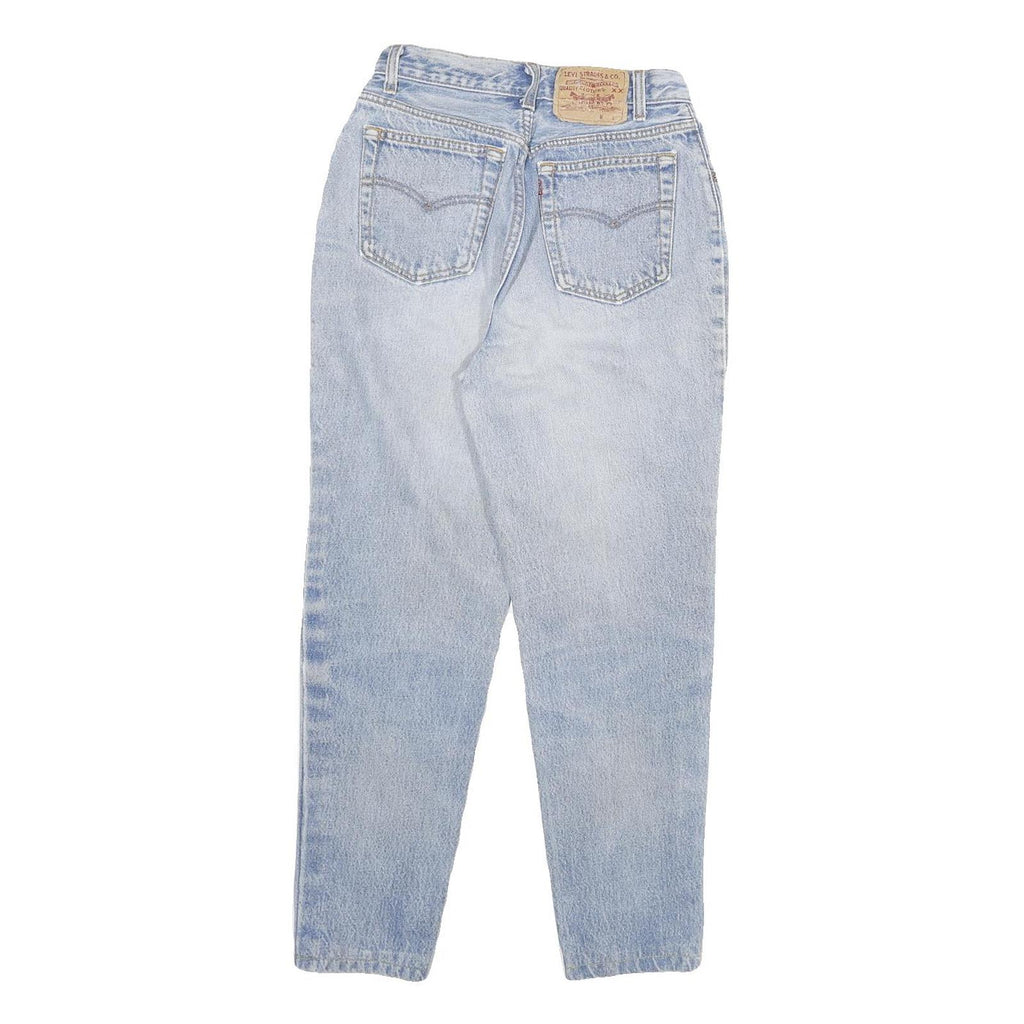 LEVI'S Womens Jeans Blue Slim Straight Denim Light W24 L25 Classic Fit Button