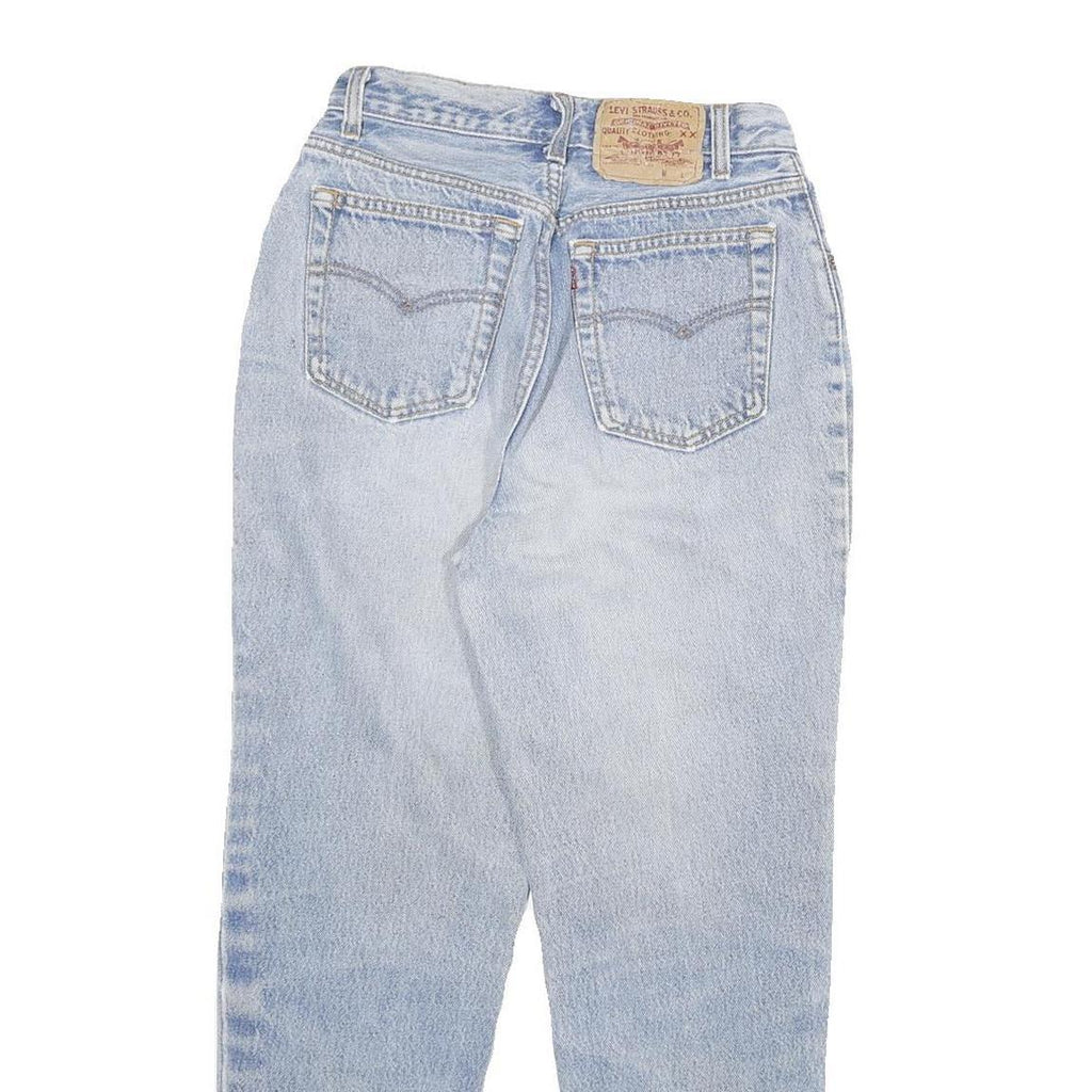 LEVI'S Womens Jeans Blue Slim Straight Denim Light W24 L25 Classic Fit Button