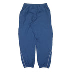 ADIDAS Mens Joggers Blue White L W32 L32 Polyester Blend Track Pants
