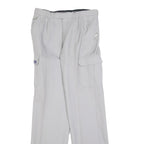 IMI Mens Wool Blend Grey Regular Straight Leg Trousers W30 L34 Casual Smart