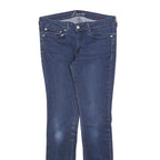 LEVI'S Womens Slim Blue Denim Slim Skinny Jeans W30 L32 Classic Cotton Blend Zip