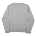 NIKE Mens Grey Crew Neck L Sweatshirt Cotton Blend Casual Sportswear