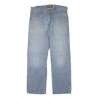 LEVI'S Mens Jeans Blue Regular Straight Denim Light W35 L30 Classic Zip Fly