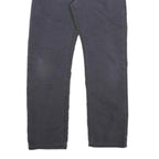 DICKIES Mens Jeans Black Regular Straight Denim W32 L30 Workwear Zip Closure